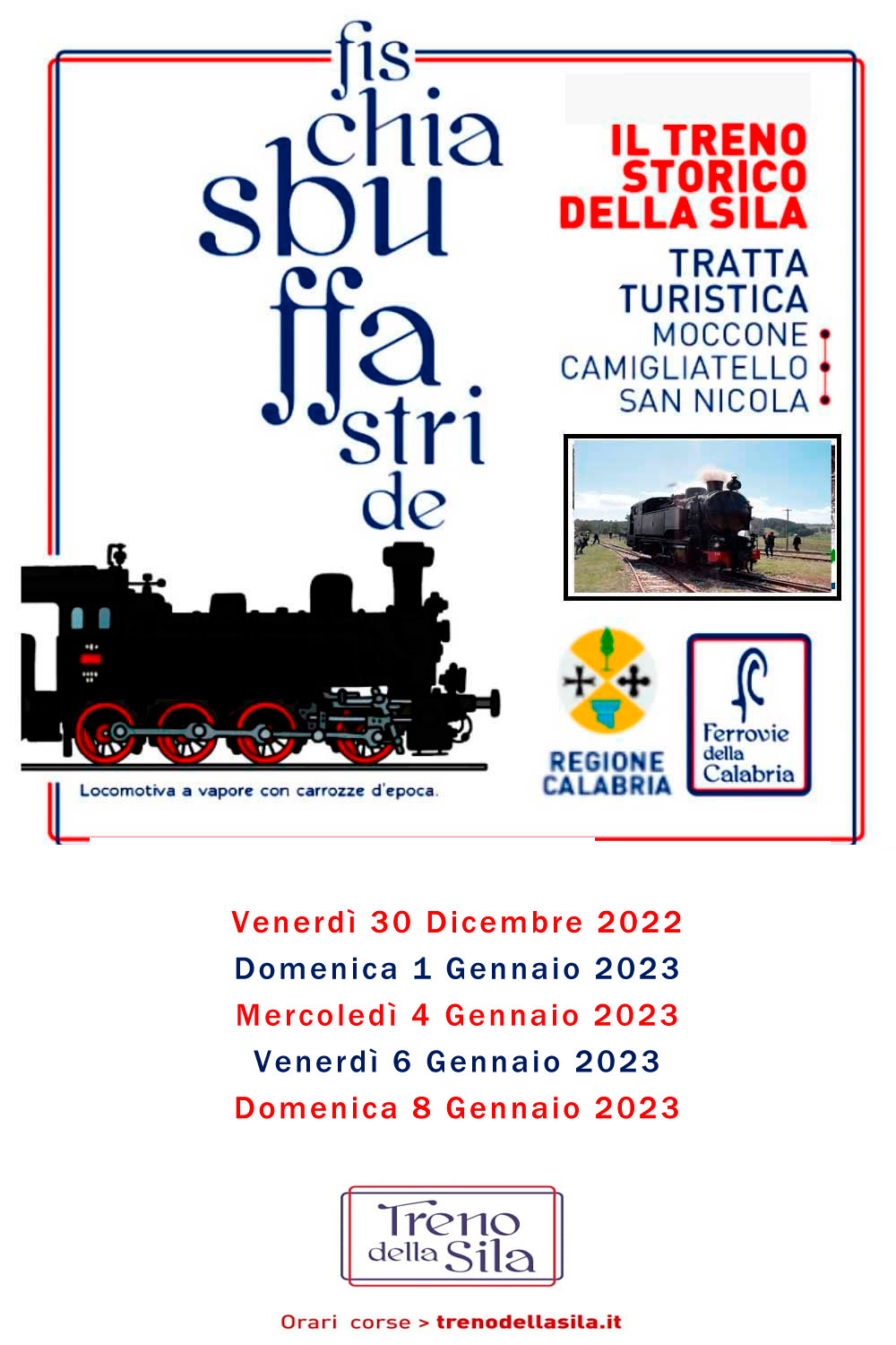 Treno della Sila a fine anno 2022...